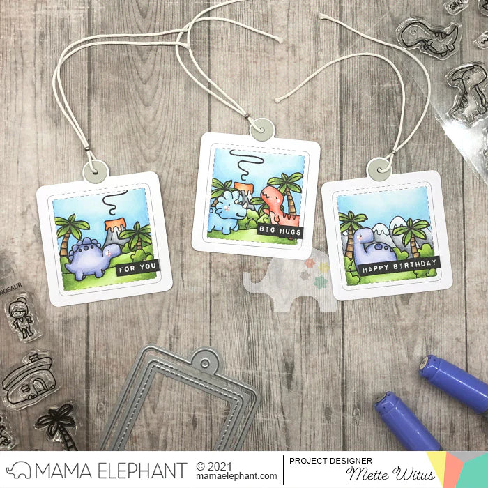 Mama Elephant Little Dino Agenda Clear Stamps for you