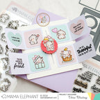 Mama Elephant Little Elephant Agenda Creative Cuts Steel Dies four