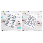 Mama Elephant Little Shelf Clear Stamp and Die Set
