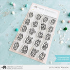 Mama Elephant Little Wolf Agenda Clear Stamps