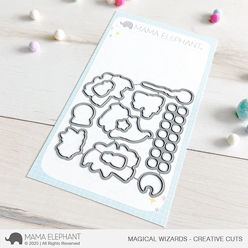 Mama Elephant  Magical Wizards Clear Stamp and Die Set product image 2