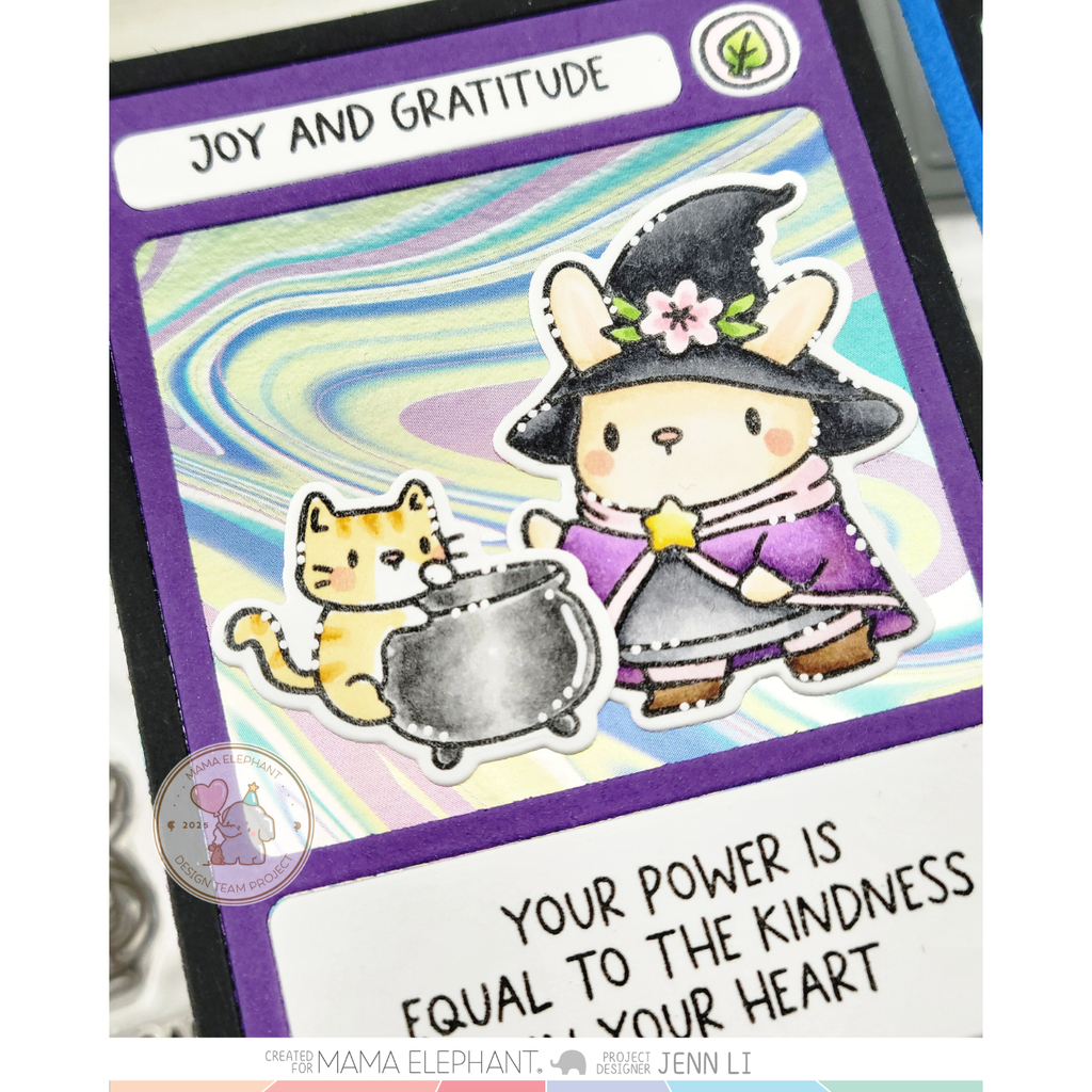 Mama Elephant Magical Wizards Clear Stamps joy