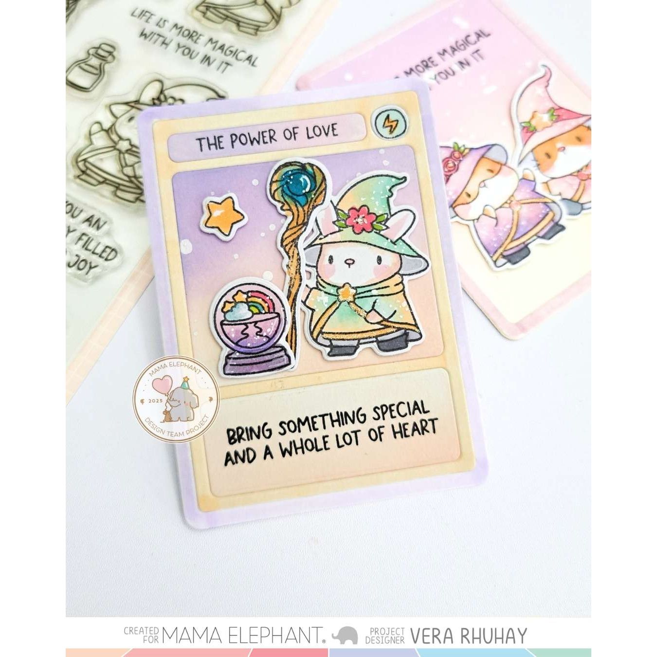 Mama Elephant Magical Wizards Creative Cuts Steel Dies love