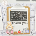 Mama Elephant Math Class Creative Cuts Steel Dies thank you