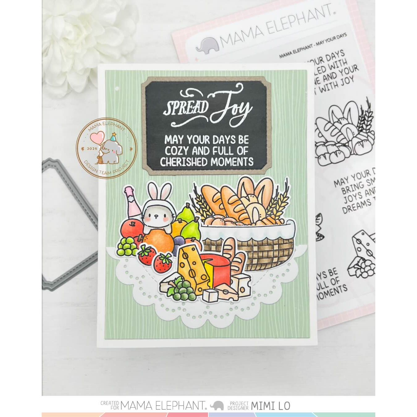 Mama Elephant May Your Days Clear Stamps spread joy