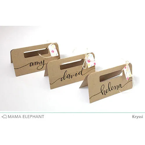 Mama Elephant Mini Messages Clear Stamps