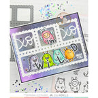 Mama Elephant Monster Hugs Clear Stamps wild