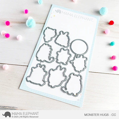 Mama Elephant Monster Hugs Creative Cuts Steel Dies