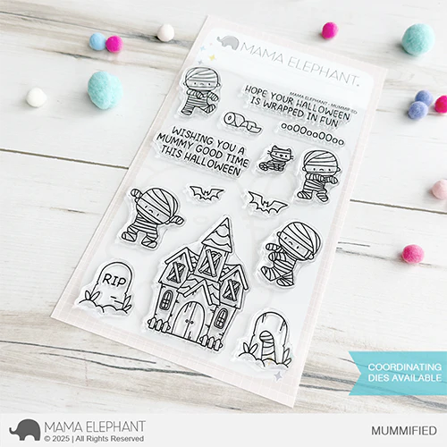Mama Elephant Mummified Clear Stamp and Die Set product image 1