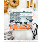 Mama Elephant Mummified Clear Stamp and Die Set scene