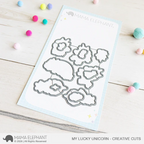 Mama Elephant My Lucky Unicorn Clear Stamp and Die Set image 2