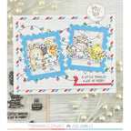 Mama Elephant Noella Borders Clear Stamps framed