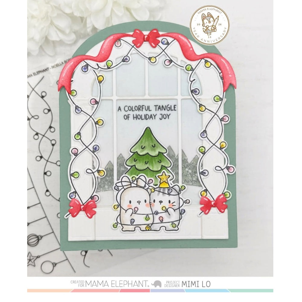 Mama Elephant Noella Borders Creative Cuts Steel Dies Arched