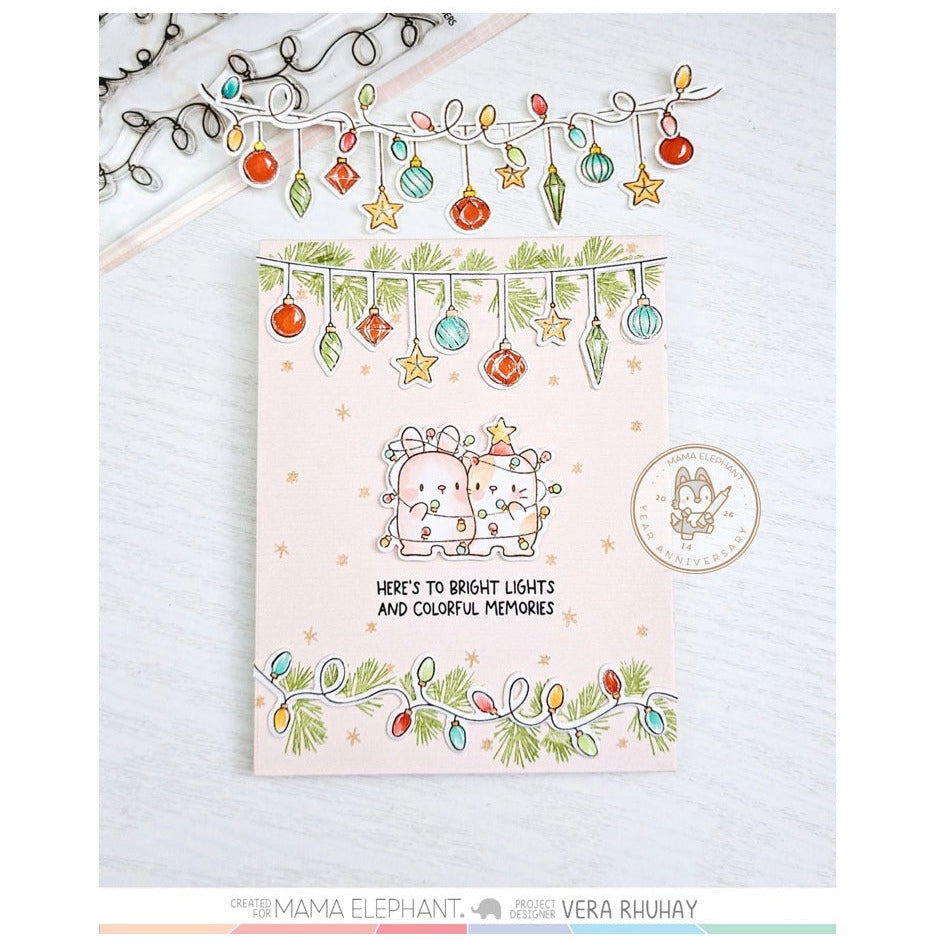 Mama Elephant Noella Borders Creative Cuts Steel Dies garland