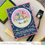 Mama Elephant Noodles Sayings Clear Stamps noodles