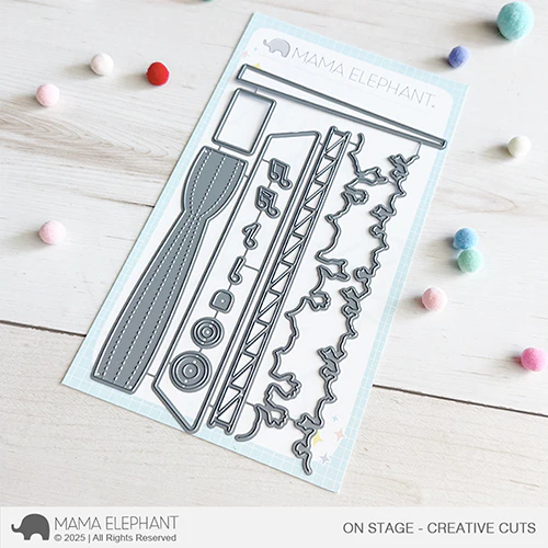 Mama Elephant On Stage Creative Cuts Steel Dies