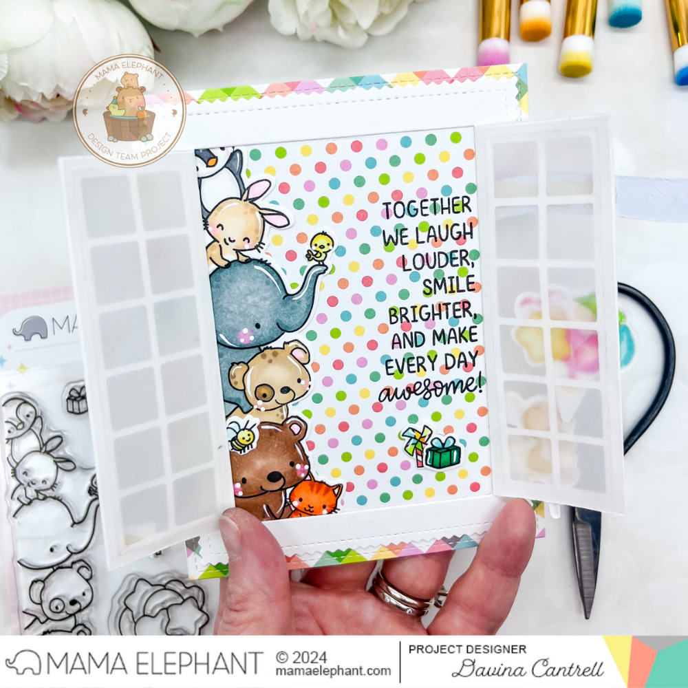 Mama Elephant Open Sesame Portrait Creative Cuts Steel Dies open