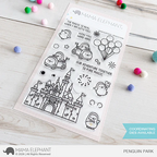 Mama Elephant Penguin Park Clear Stamps
