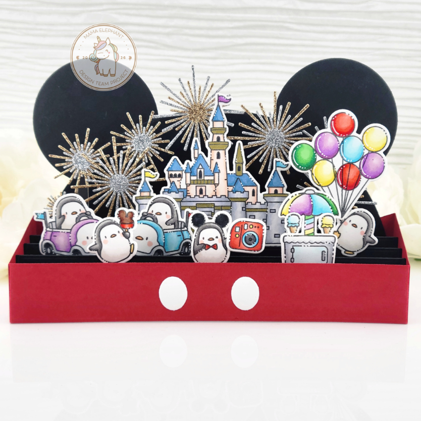 Mama Elephant Penguin Park Creative Cuts Steel Dies fireworks
