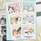 Mama Elephant Photo Booth Clear Stamp and Die Set making memories