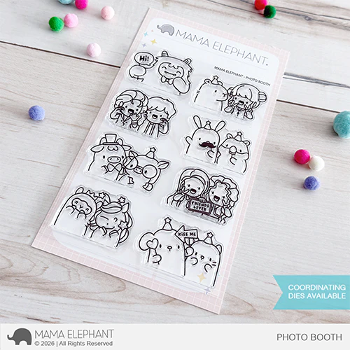 Mama Elephant Photo Booth Clear Stamps