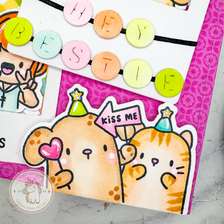 Mama Elephant Photo Booth Clear Stamps cute critters