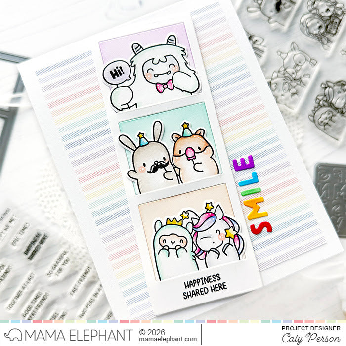 Mama Elephant Photo Booth Clear Stamps unicorn | color-code:ALT01