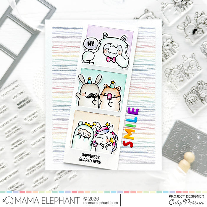 Mama Elephant Photo Booth Creative Cuts Steel Dies unicorn | color-code:ALT01
