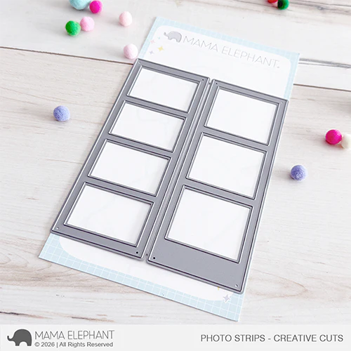Mama Elephant Photo Strips Creative Cuts Steel Dies