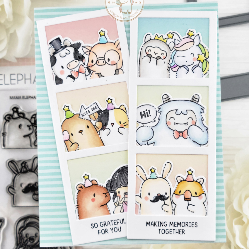 Mama Elephant Photo Strips Creative Cuts Steel Dies making memories