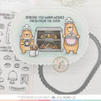Mama Elephant Placemat Set Creative Cuts Steel Dies oven
