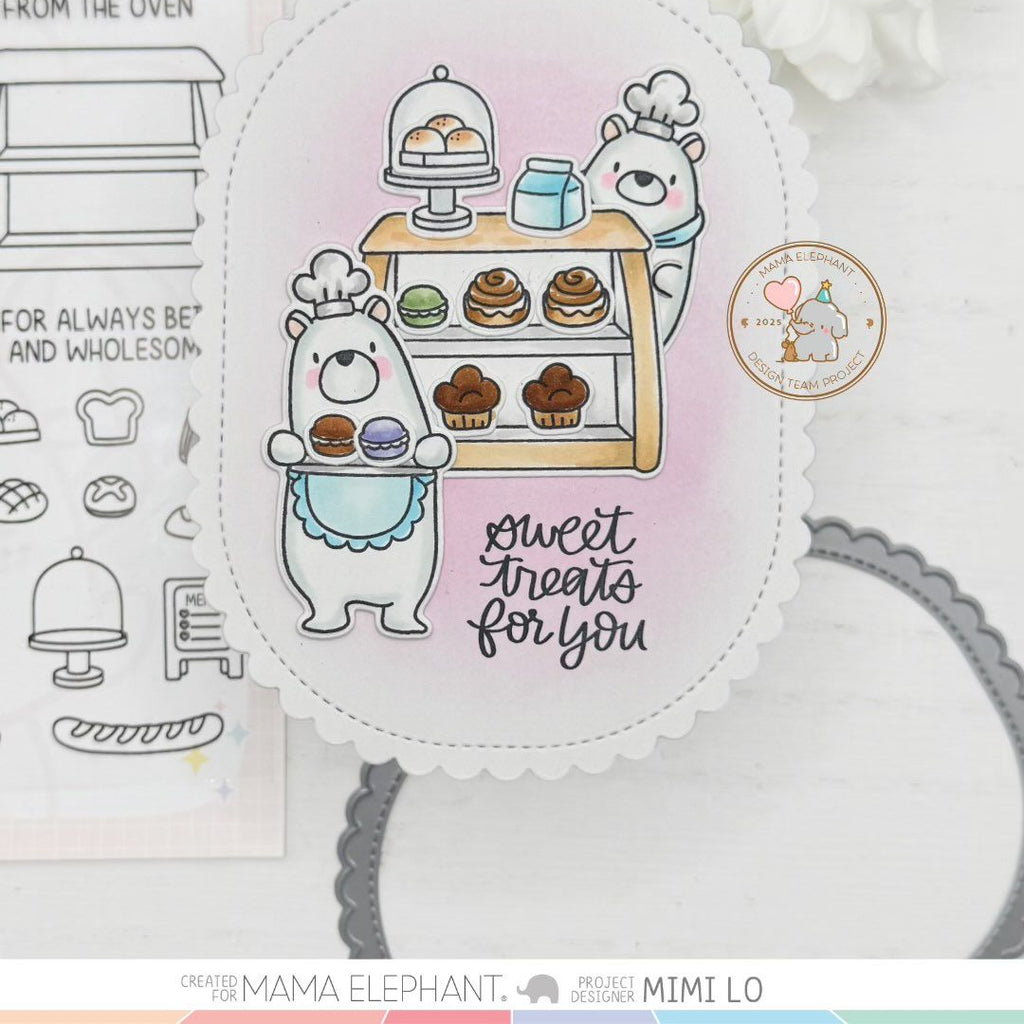 Mama Elephant Placemat Set Creative Cuts Steel Dies treats