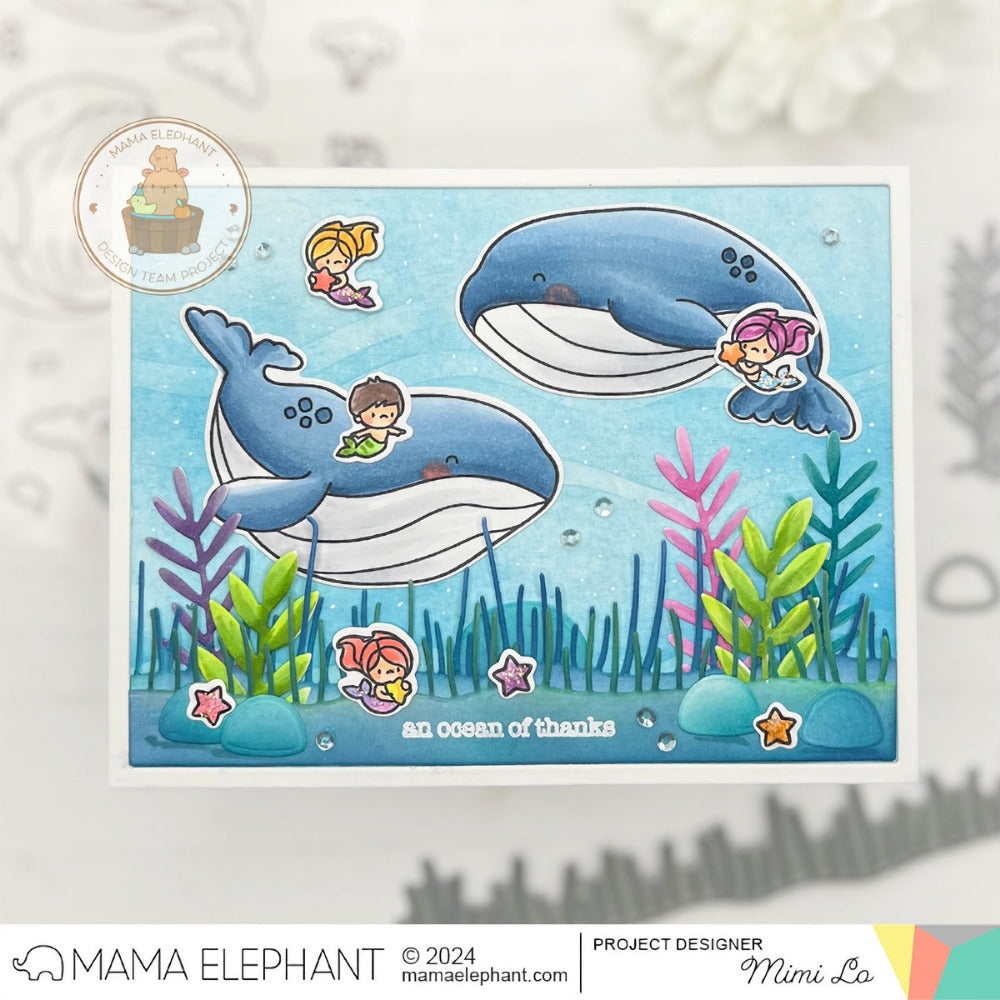 Mama Elephant Plain Rectangle Frames Creative Cuts Steel Dies