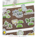 Mama Elephant Plant Picks Clear Stamp and Die Set cactus
