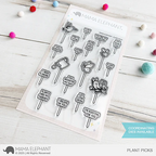 Mama Elephant Plant Picks Clear Stamp and Die Set product image 1