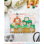 Mama Elephant Plant Picks Clear Stamps tractor