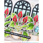 Mama Elephant Plant Picks Creative Cuts Steel Dies red