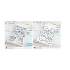 Mama Elephant Playful Raccoons Clear Stamp and Die Set 1