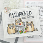 Mama Elephant Playful Raccoons Clear Stamps just for you