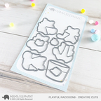 Mama Elephant Playful Racoons Clear Stamp and Die Set product image 2