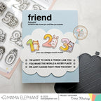 Mama Elephant Poofy Cloud Note Creative Cuts Steel Die friend