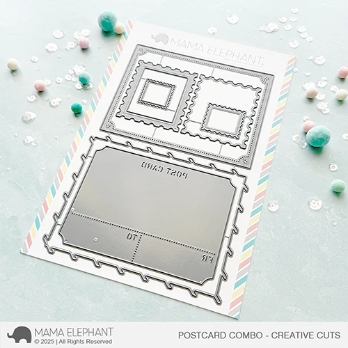 Mama Elephant Postcard Combos Creative Cuts Steel Dies