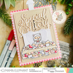 Mama Elephant Pull Paper Slider Creative Cuts Steel Dies llama
