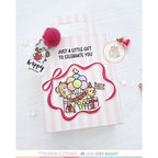 Mama Elephant Ribbon Tags Clear Stamps red