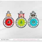 Mama Elephant Round Tag Friends STAMPtember Exclusive Stamps And Dies Cute Holiday Tags | color-code:ALT04