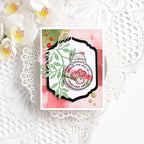 Mama Elephant Round Tag Friends STAMPtember Exclusive Stamps And Dies Holiday Card Leaves | color-code:ALT05