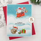 Mama Elephant Santa's Friends Creative Cuts Steel Dies mountains