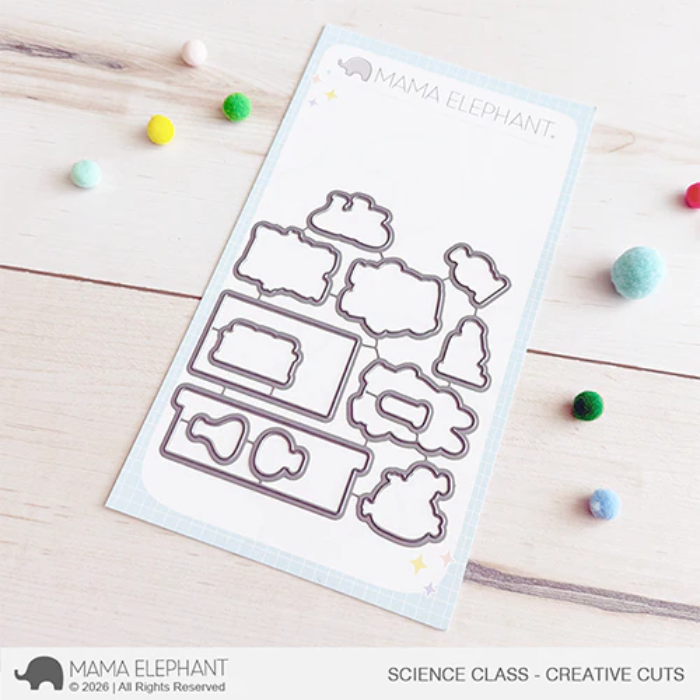 Mama Elephant Science Class Creative Cuts Steel Dies