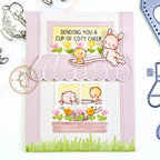 Mama Elephant Sherbet Awning Creative Cuts Steel Dies pink spoon