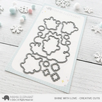 Mama Elephant Shine With Love Creative Cuts Steel Dies*